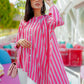 Elina Asymmetrical Top - Pink