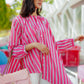 Elina Asymmetrical Top - Pink