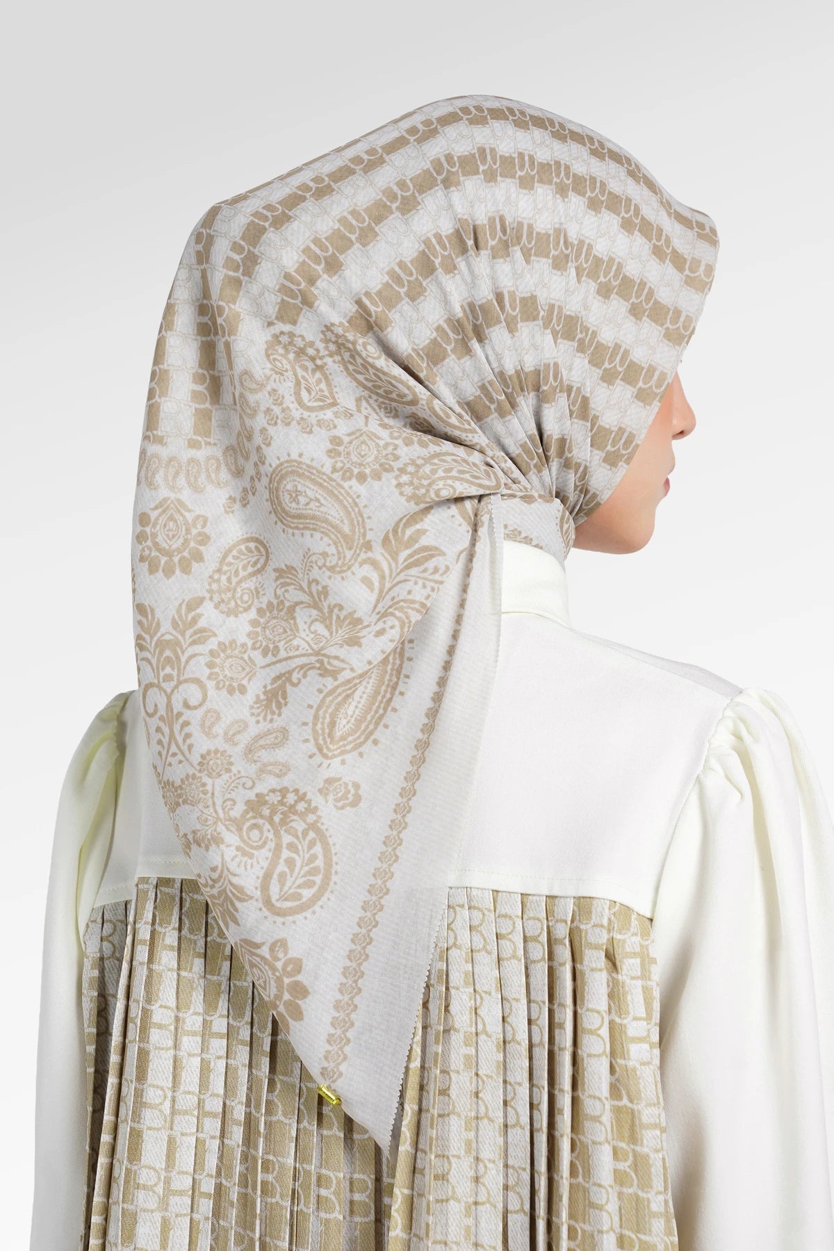 Denim Tales Scarf - Cream