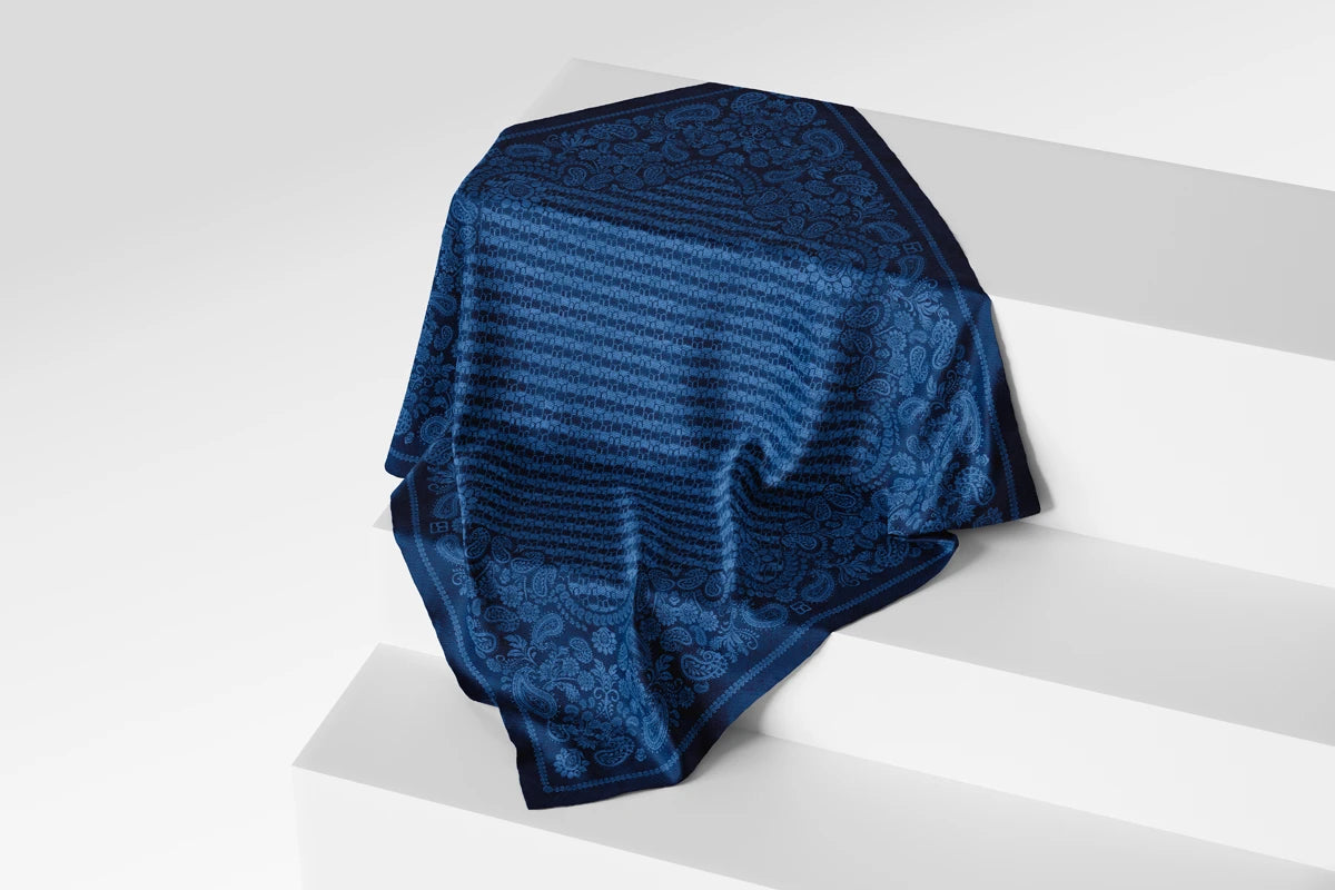 Denim Tales Scarf - Dark Blue