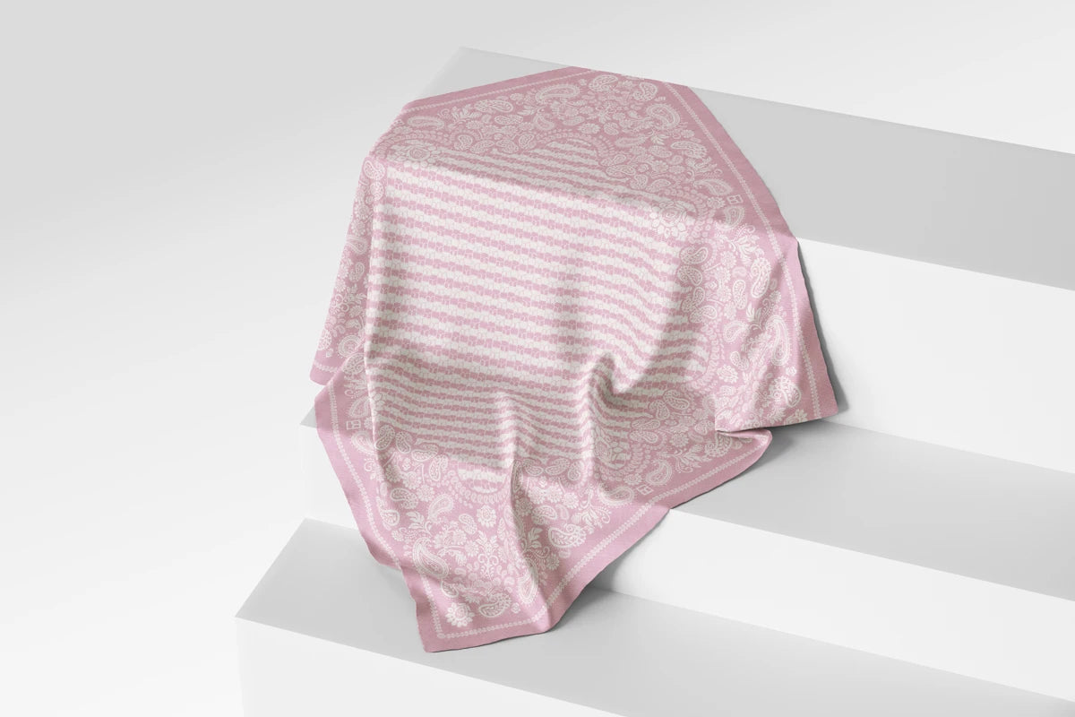 Denim Tales Scarf - Pink