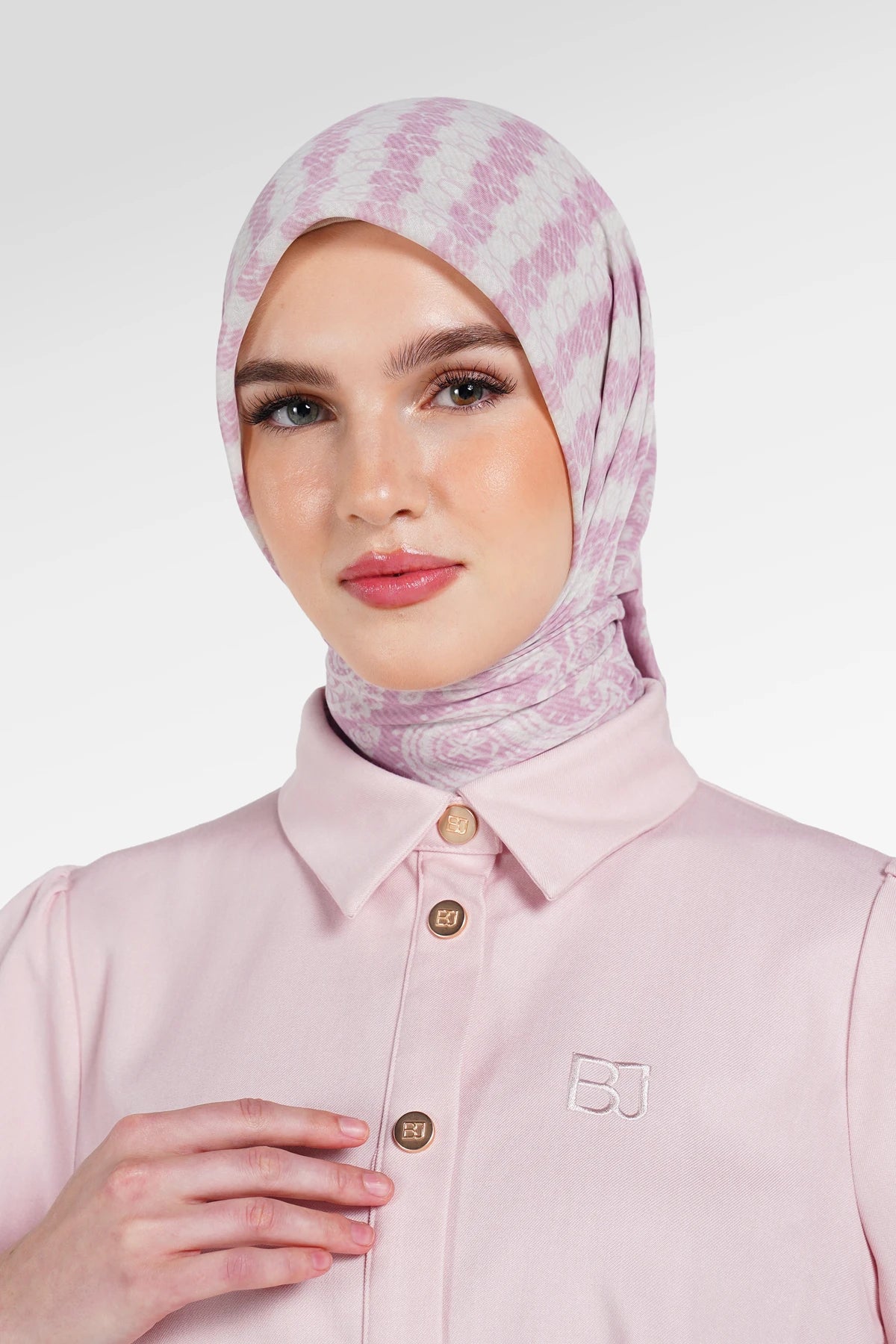 Denim Tales Scarf - Pink