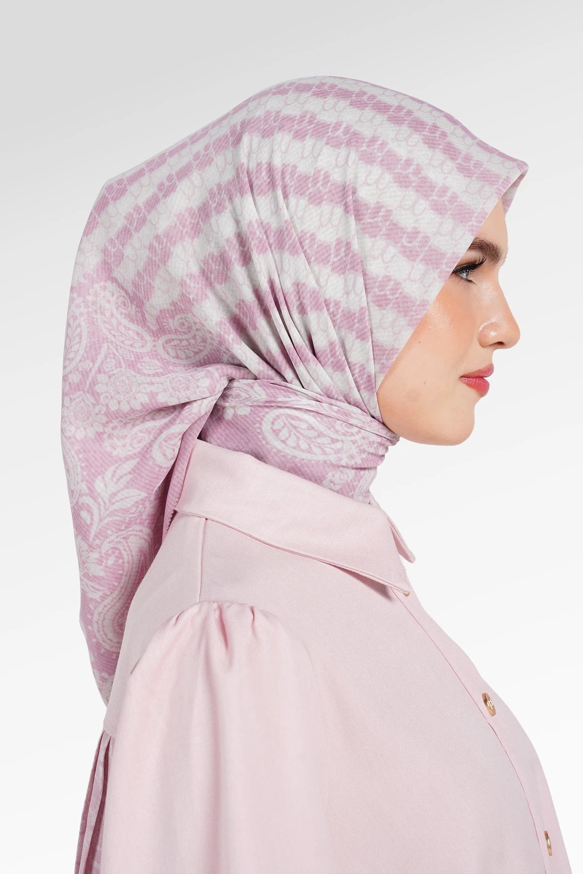 Denim Tales Scarf - Pink