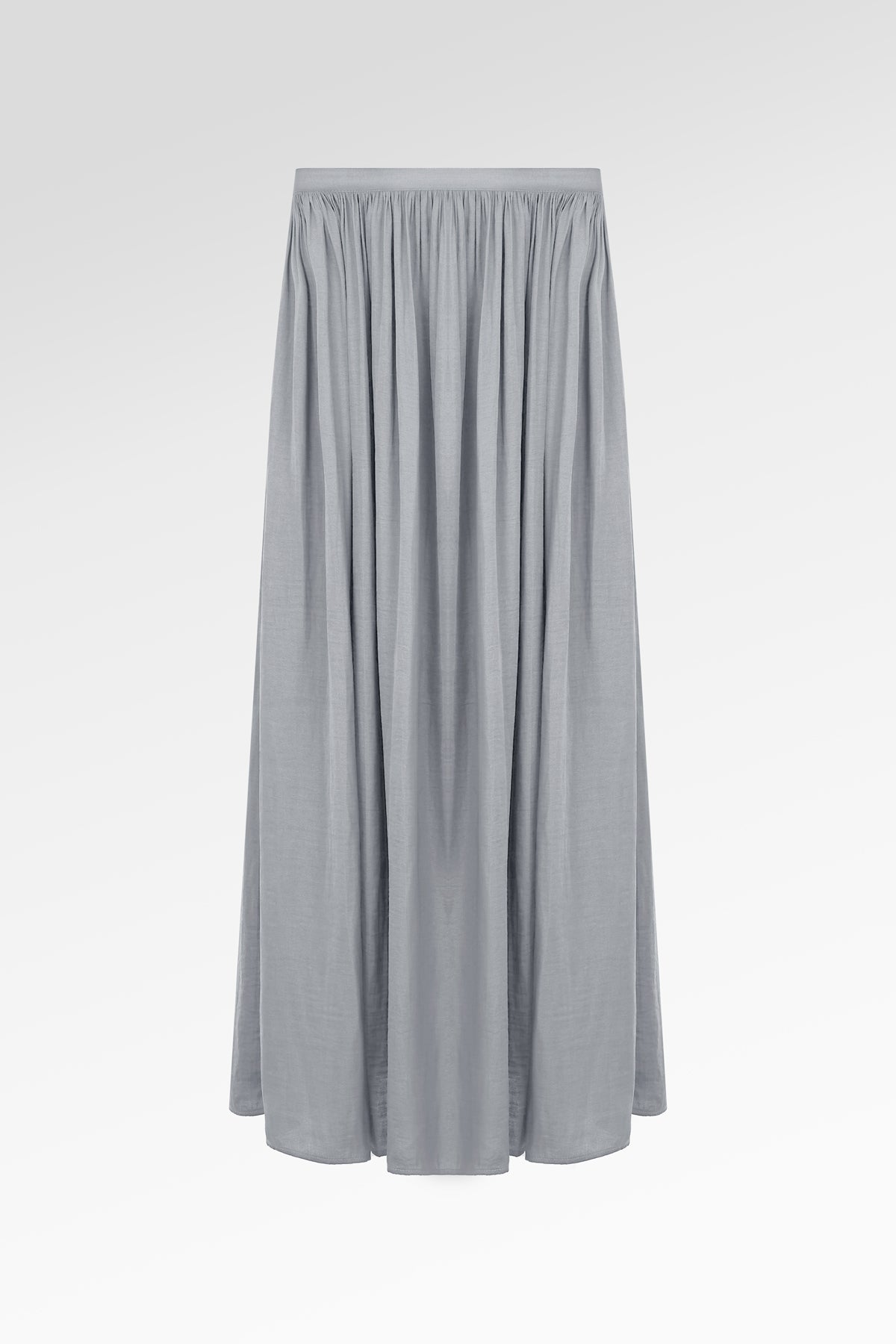 Denna Gather Skirt - Ash Grey