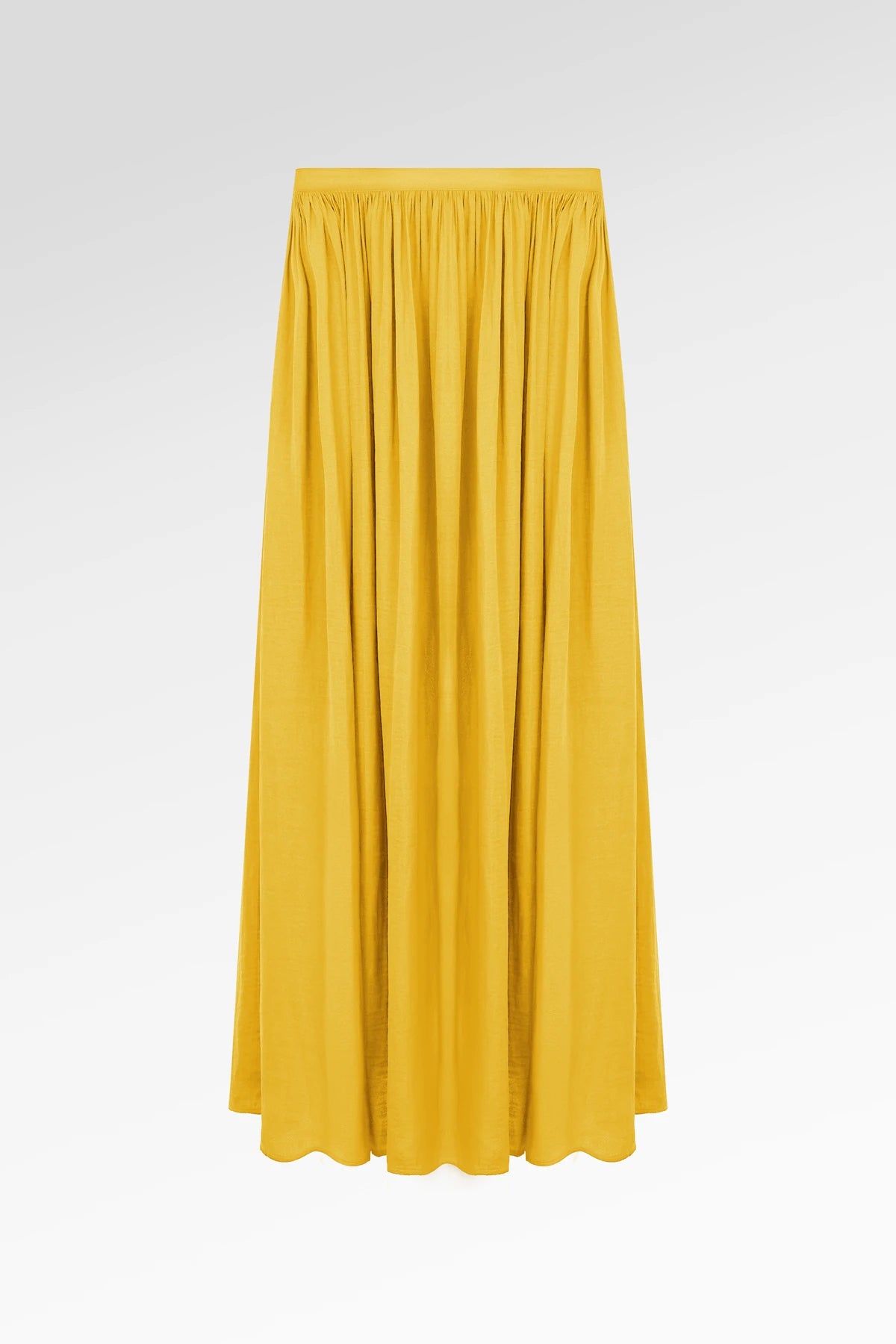 Denna Gather Skirt - Yellow