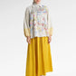 Denna Gather Skirt - Yellow