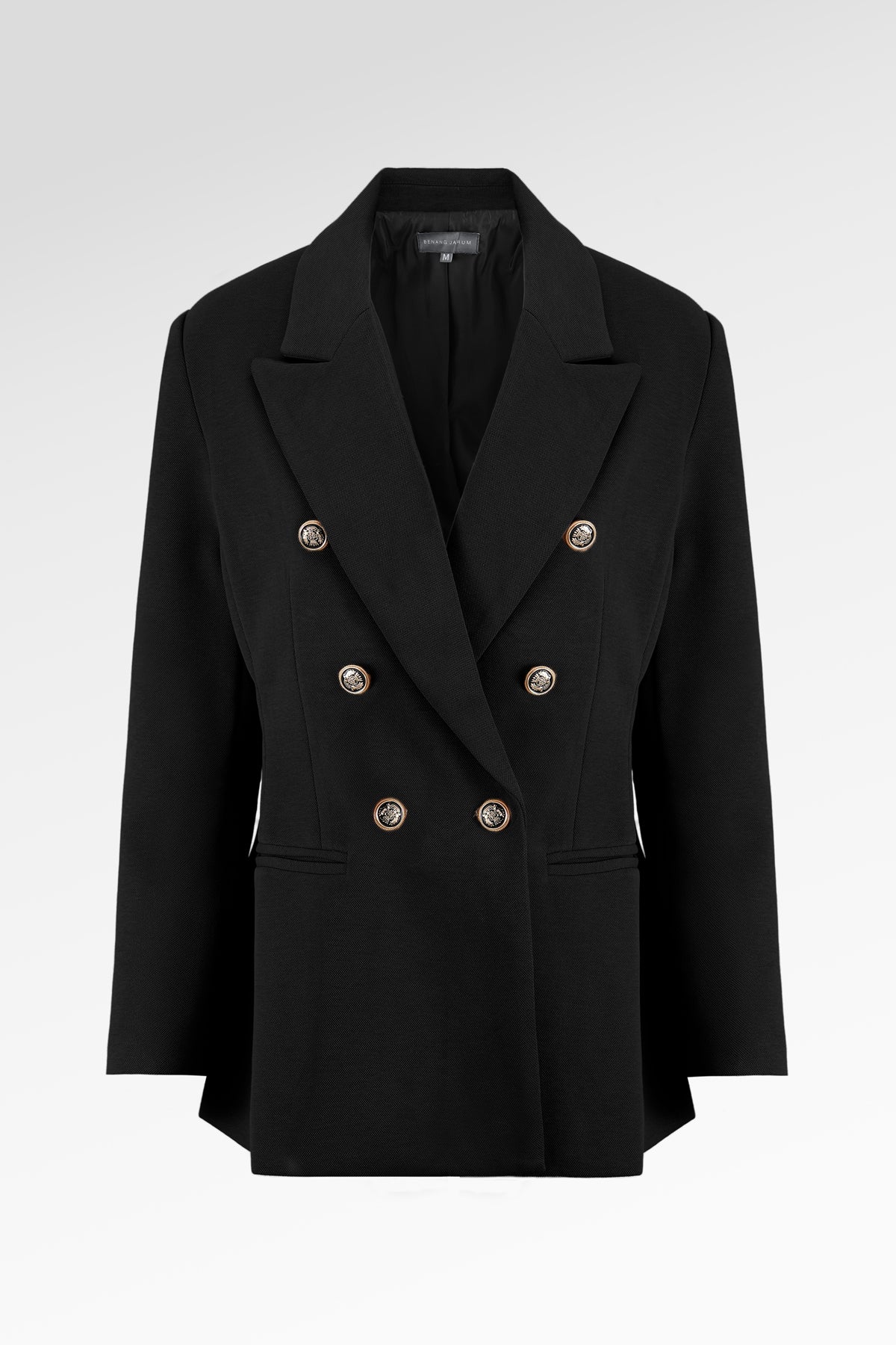 Double Brested Blazer - Black