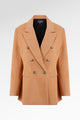 Double Brested Blazer - Brown