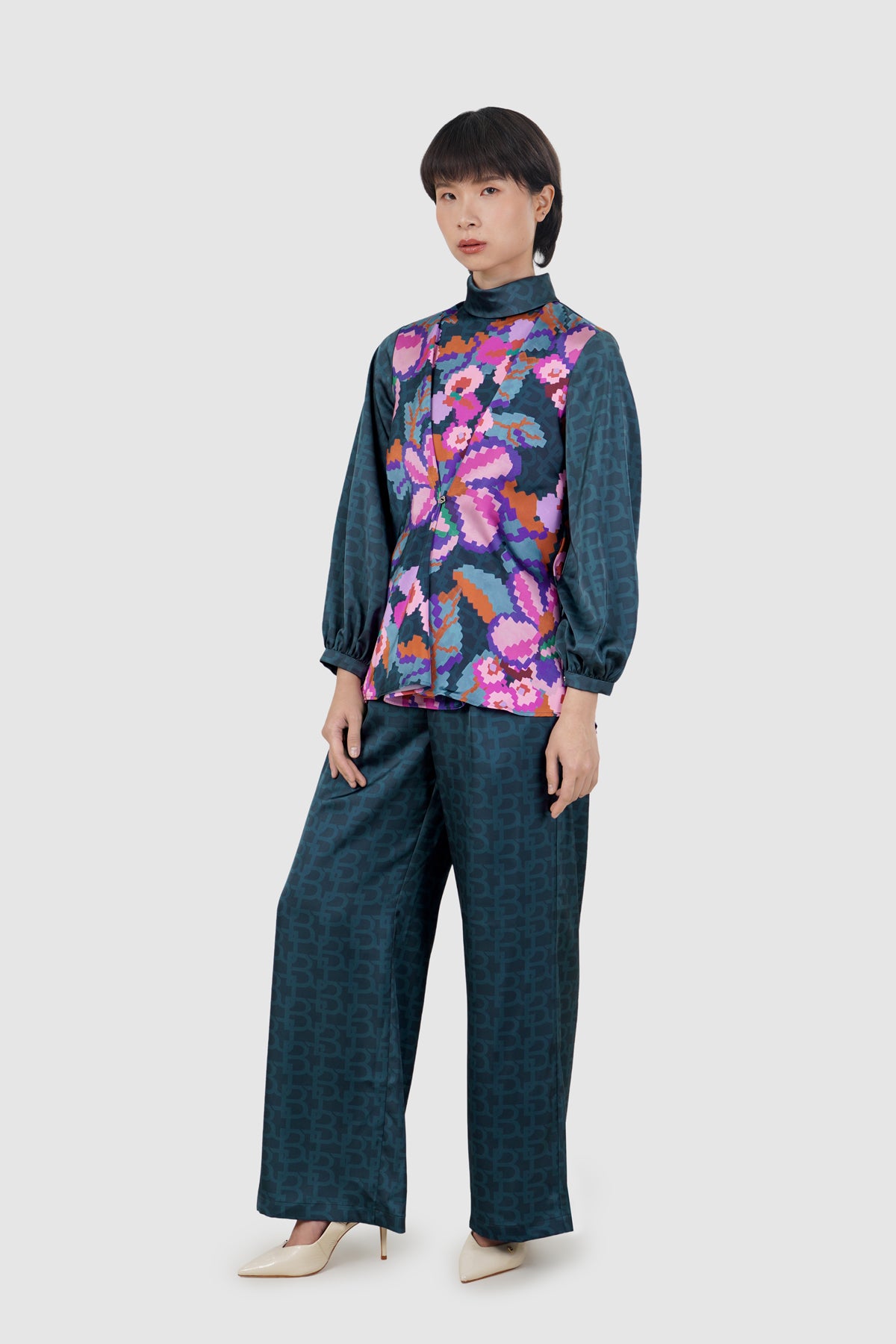 Eclora Blouse - Aconitum