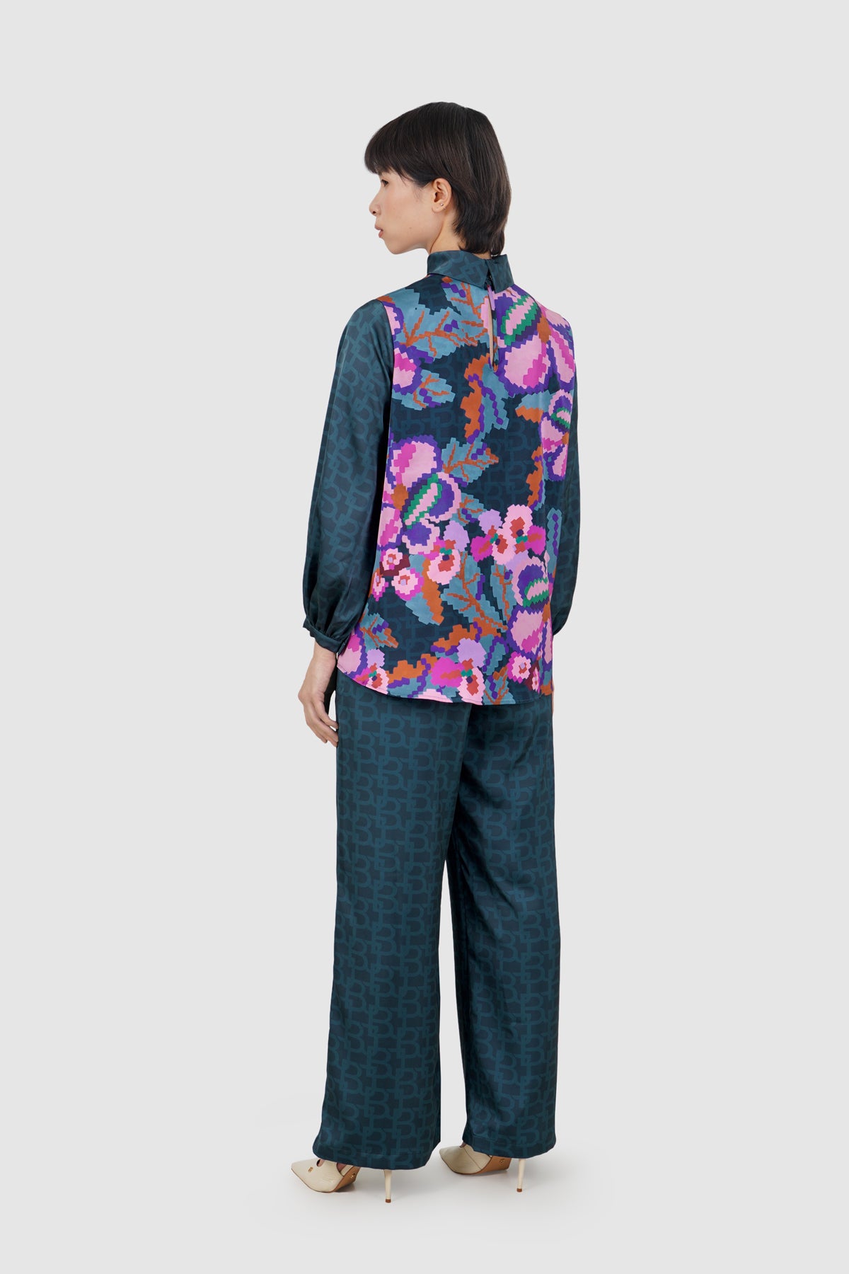 Eclora Blouse - Aconitum