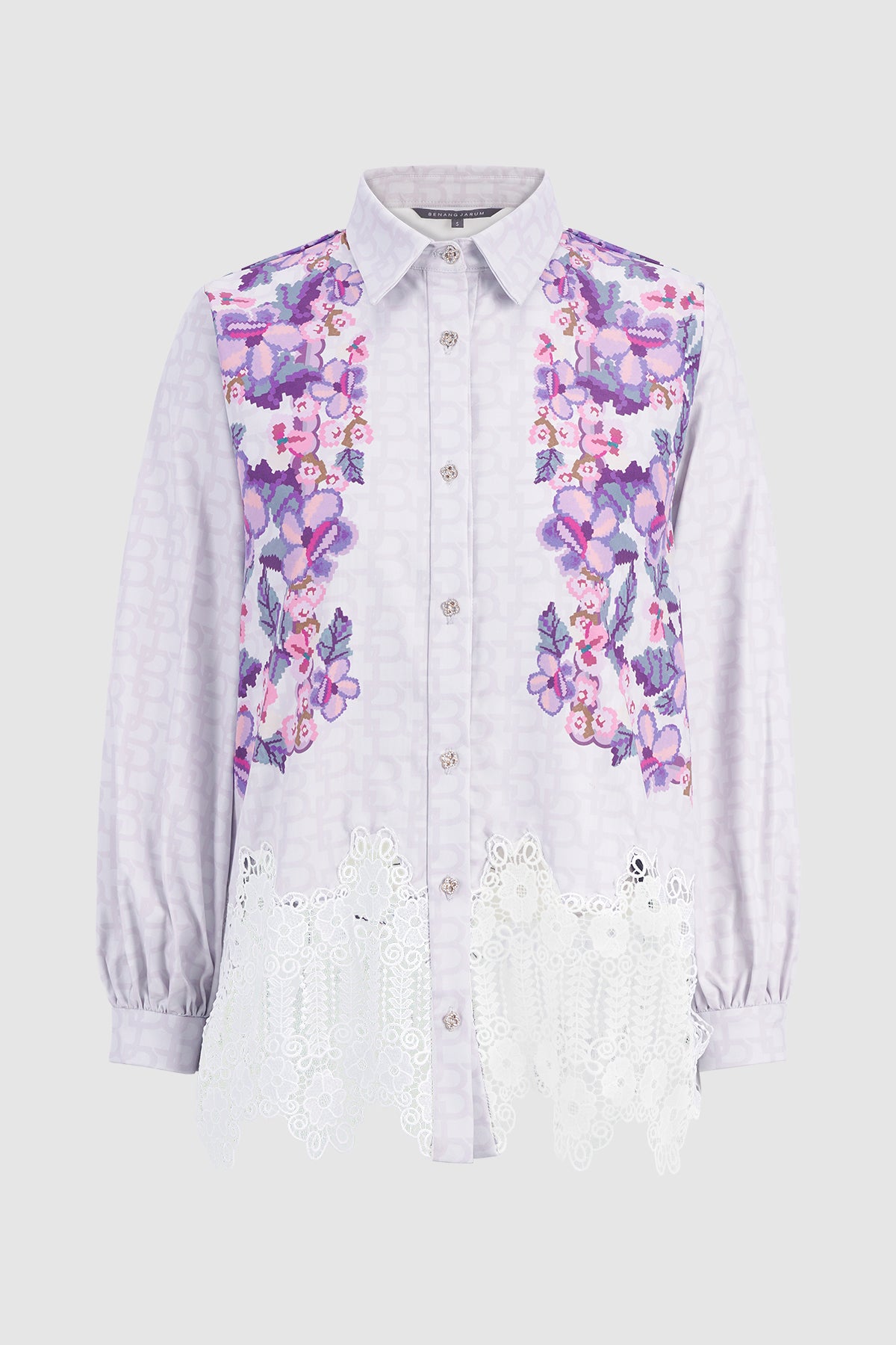 Eclora Lace Shirt - Lavender