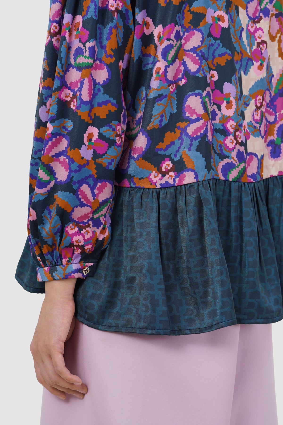 Eclora Ruffle Shirt - Aconitum