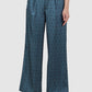 Eclora Satin Pants - Aconitum