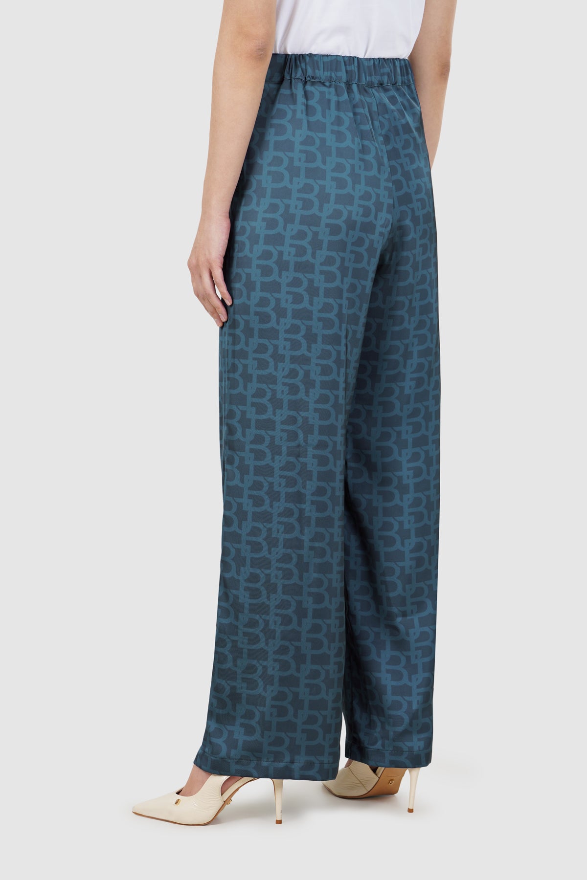 Eclora Satin Pants - Aconitum