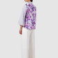 Eclora Tie Blouse - Lavender