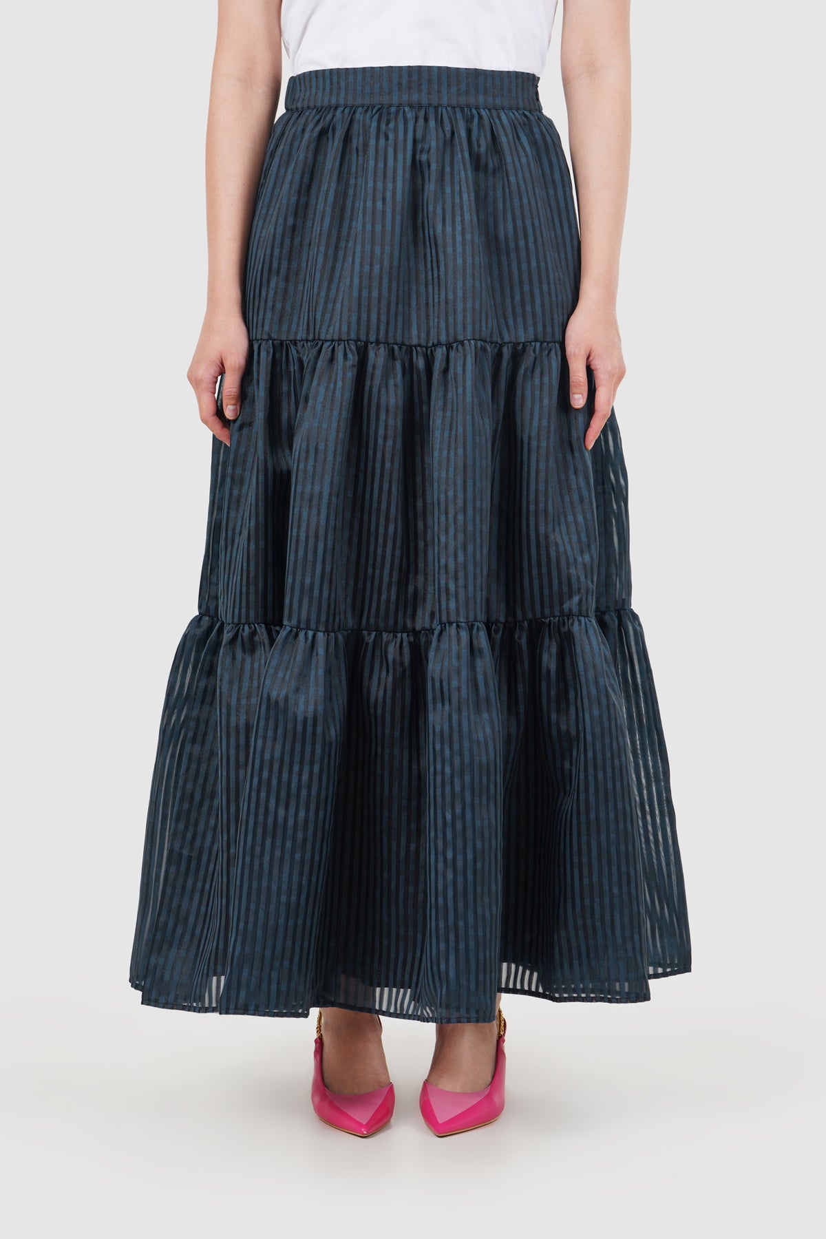 Eclora Tiered Skirt - Aconitum