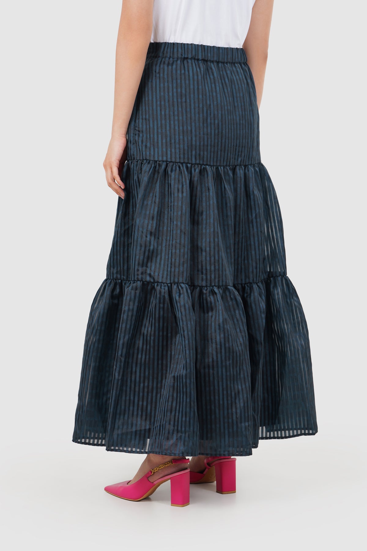 Eclora Tiered Skirt - Aconitum