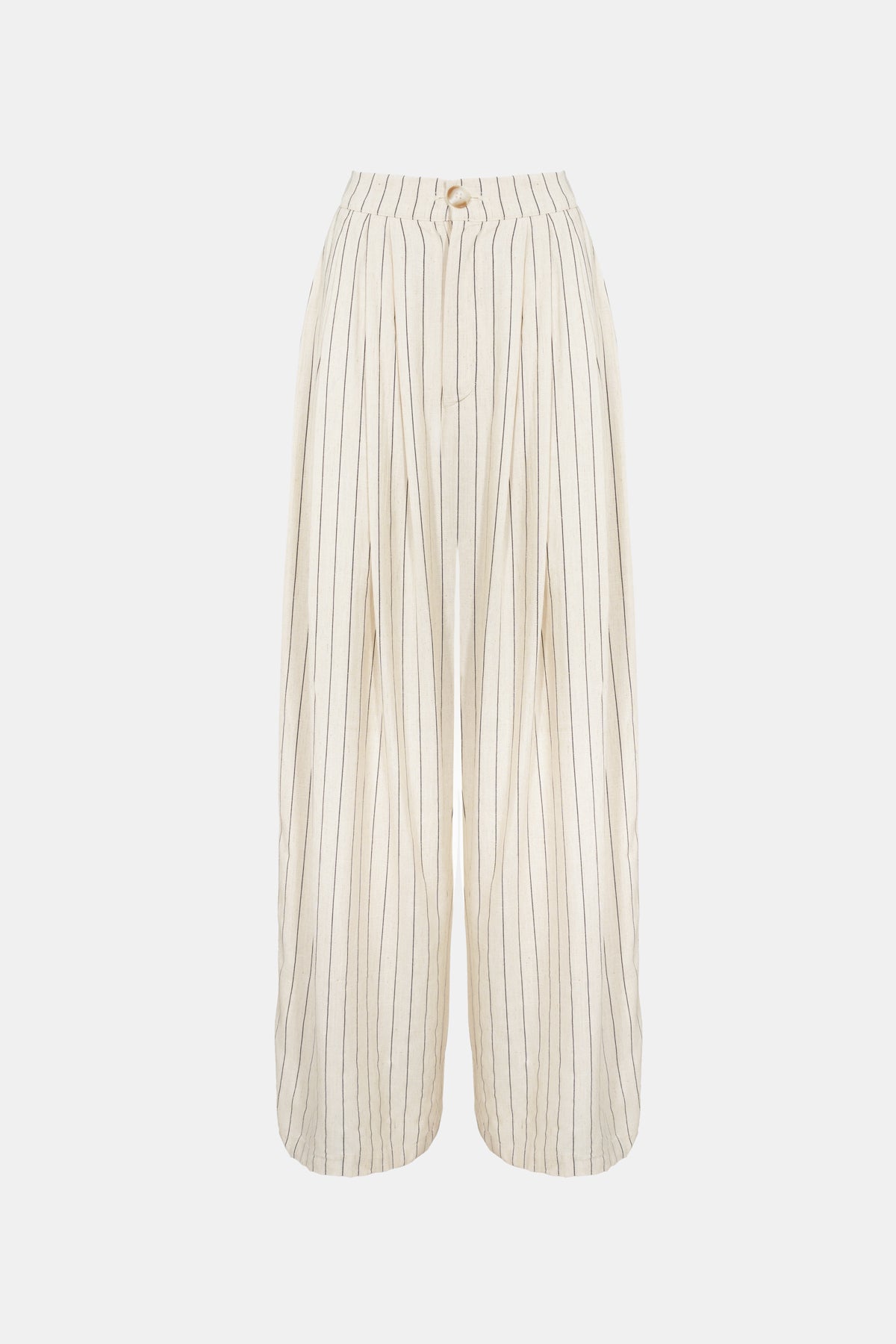 Eleanor Linen Pants - Ivory