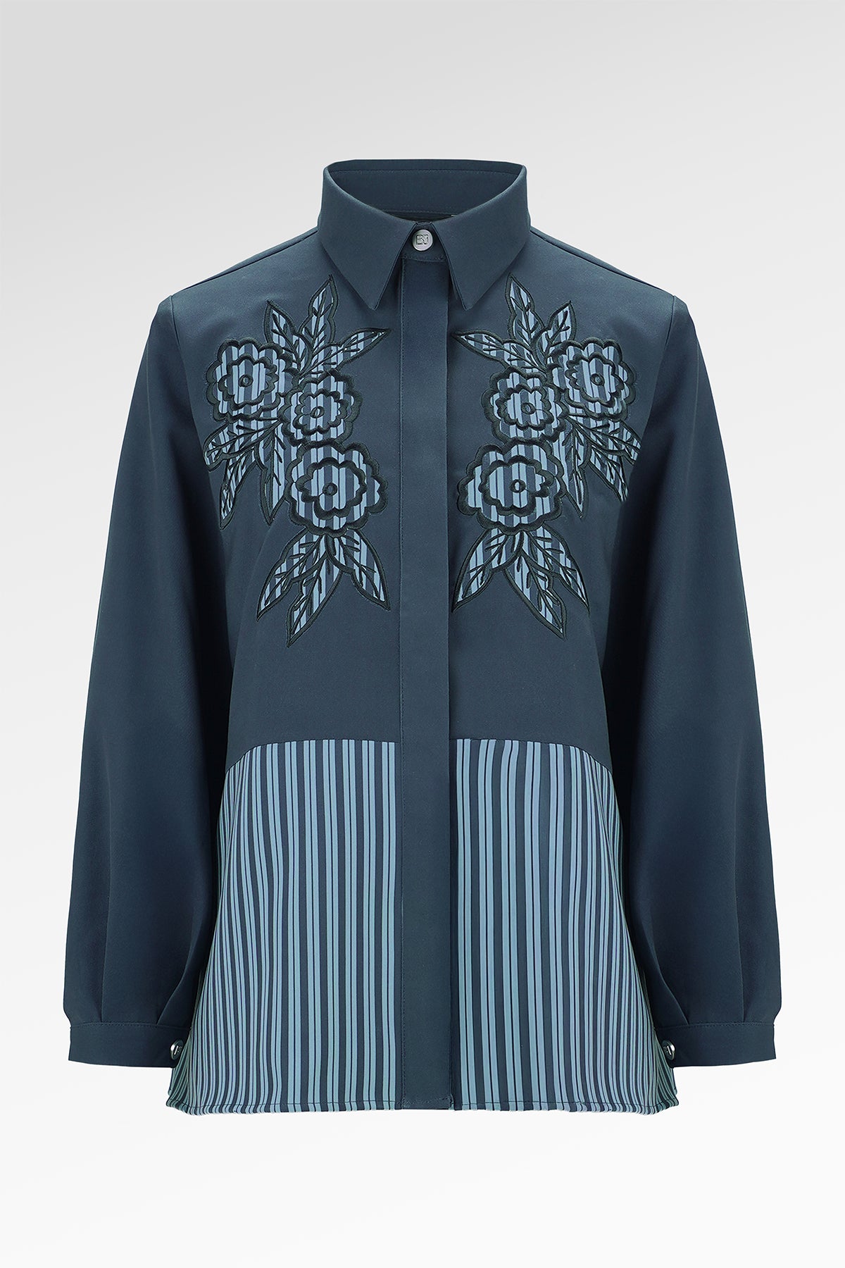 Eline Embroidery Shirt - Twilight Veil
