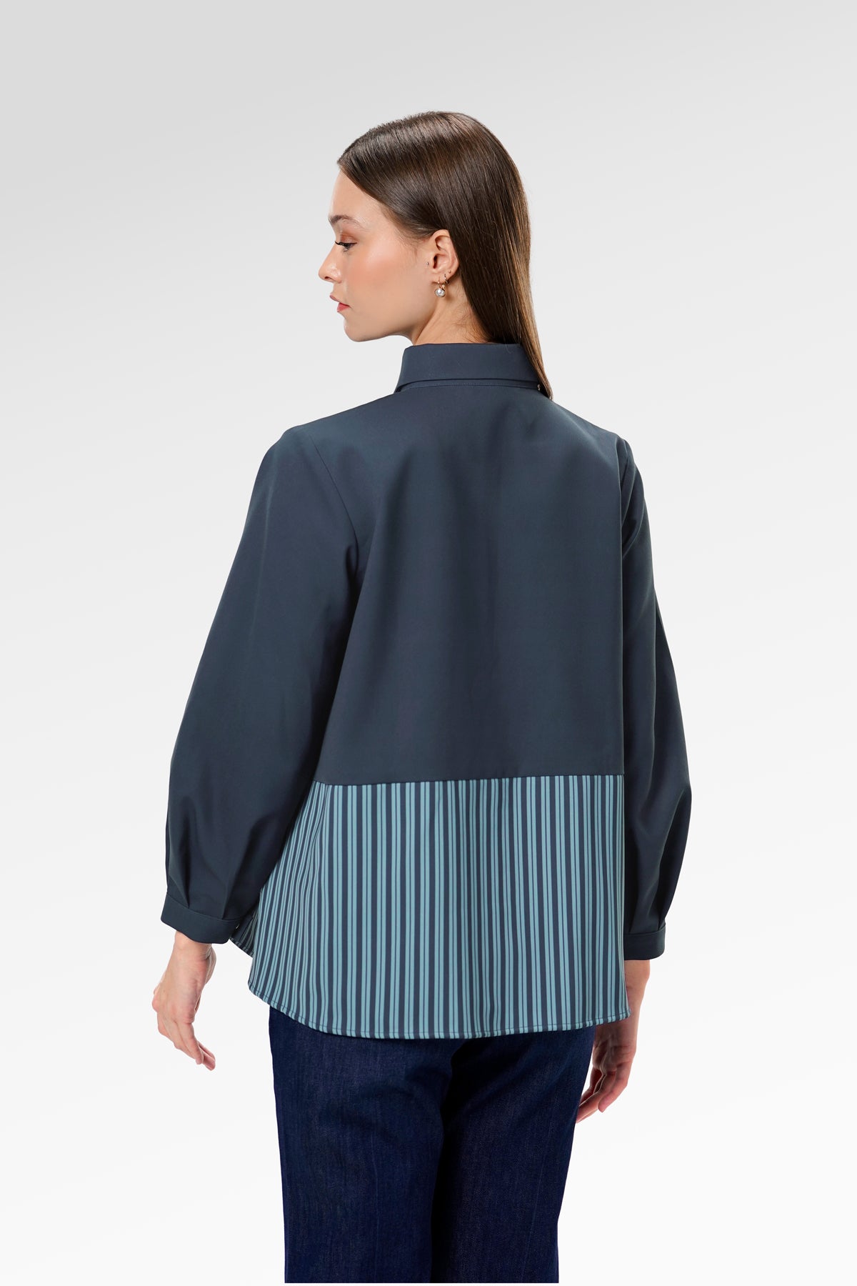 Eline Embroidery Shirt - Twilight Veil