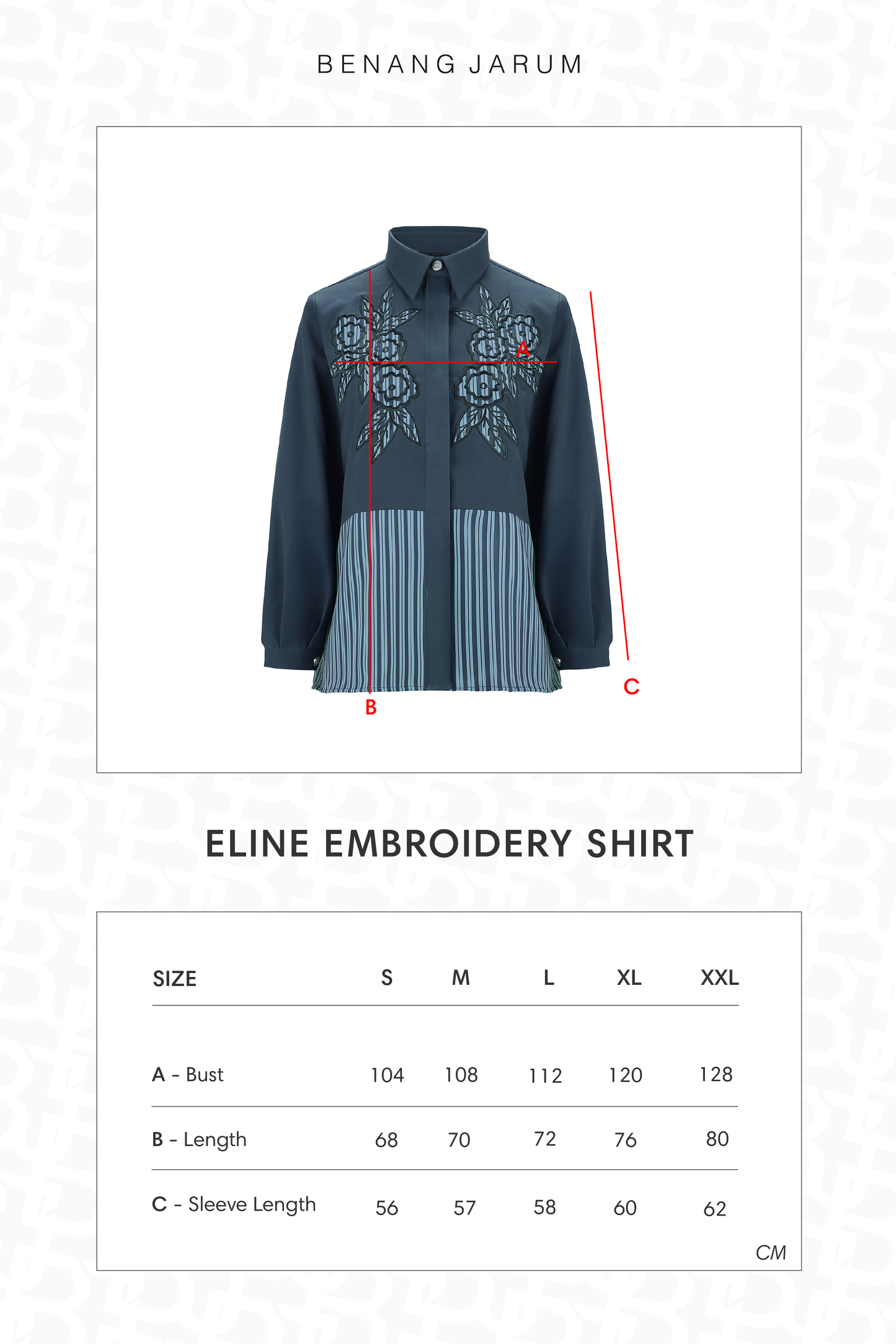 Eline Embroidery Shirt - Twilight Veil