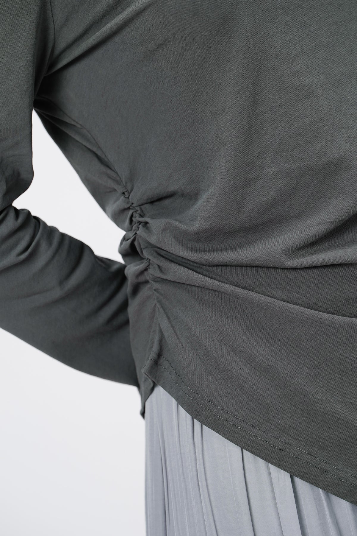 Elle Blouse - Dark Grey