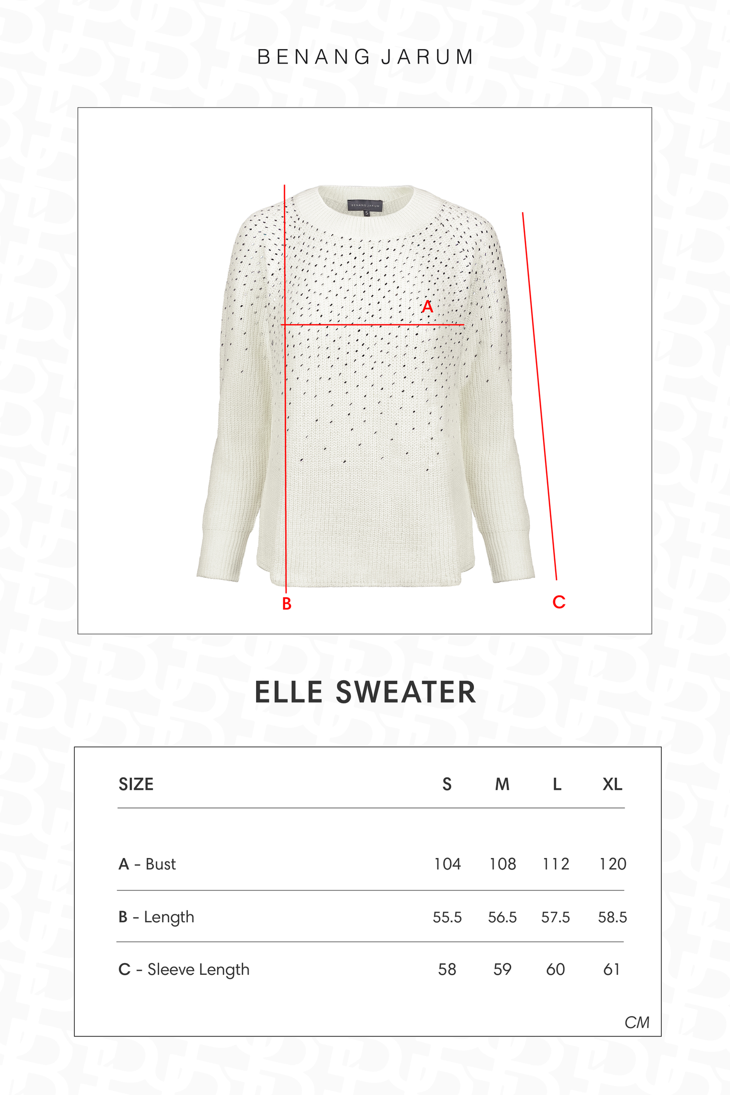 Elle Sweater - White