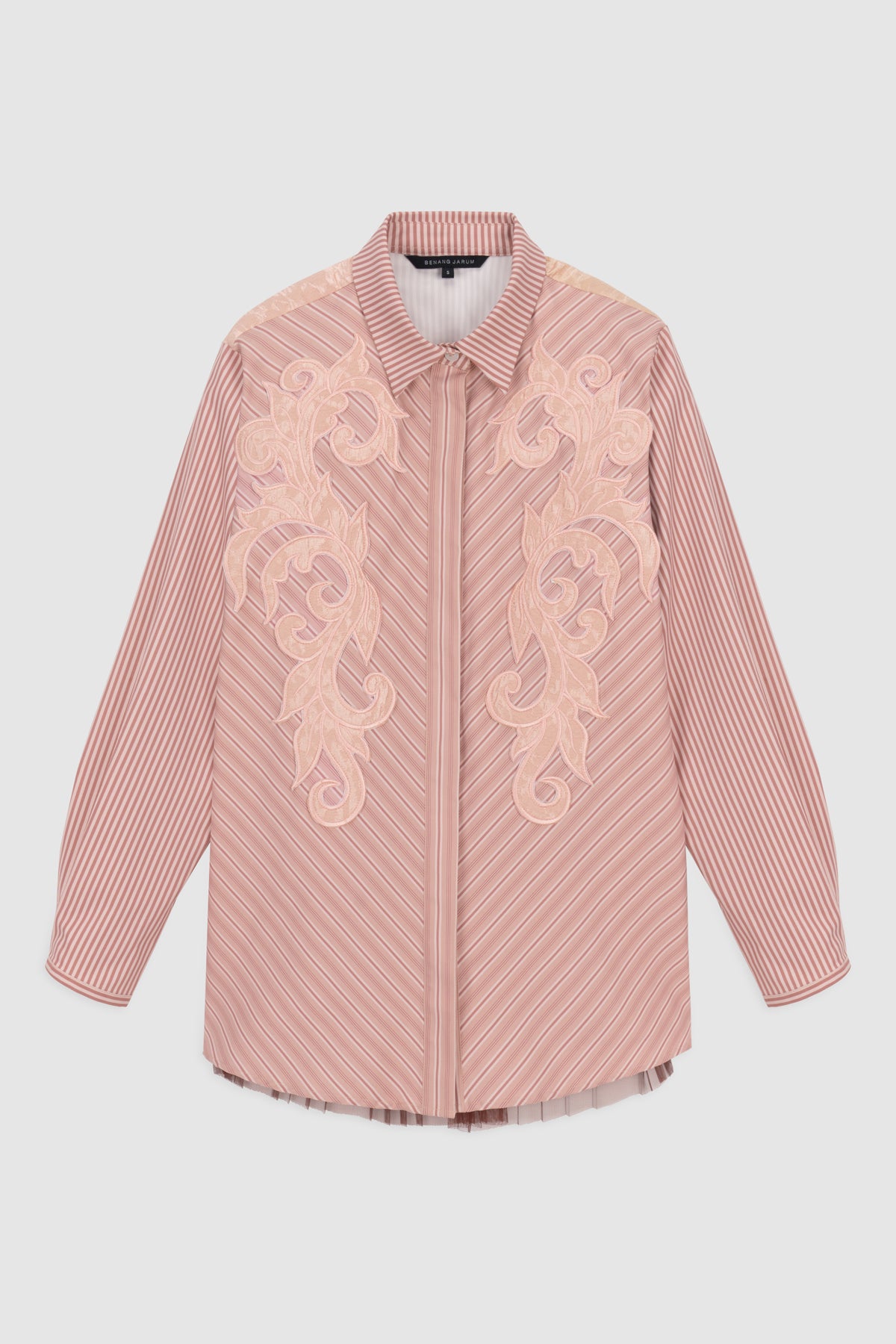 Ellery Embroidery Shirt - Peach
