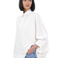 Elliana Drawstring Shirt - White