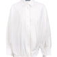 Elliana Drawstring Shirt - White