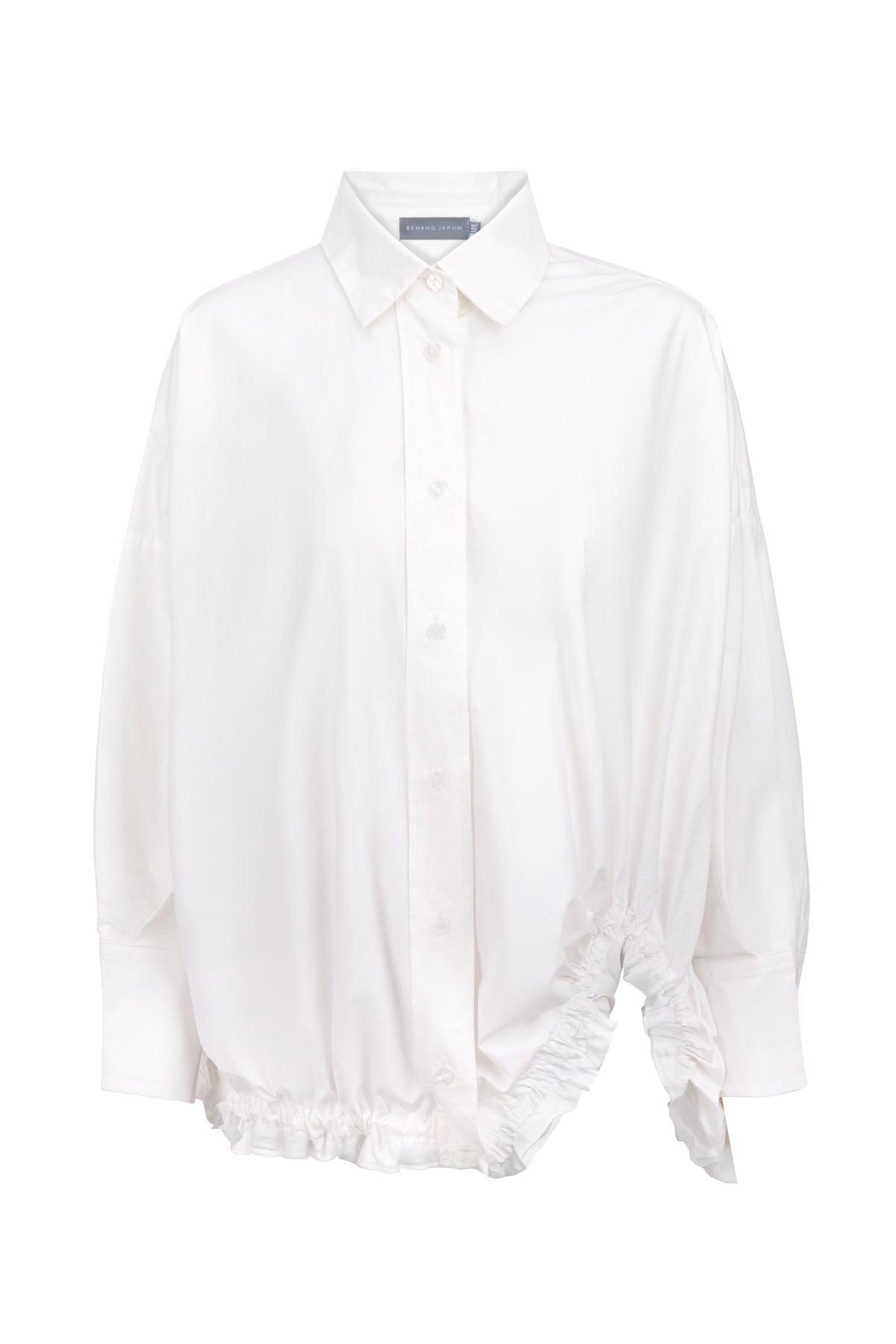 Elliana Drawstring Shirt - White