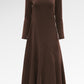 Elliana Flowy Dress - Brown