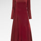 Elliana Flowy Dress - Maroon