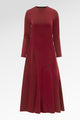 Elliana Flowy Dress - Maroon
