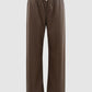 Elyse Leather Pants - Brown
