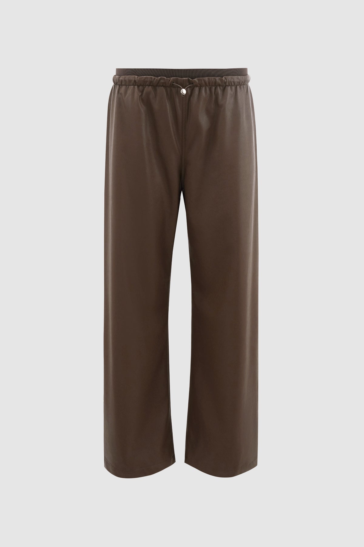 Elyse Leather Pants - Brown
