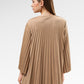 Emery Pleated Blouse - Almond