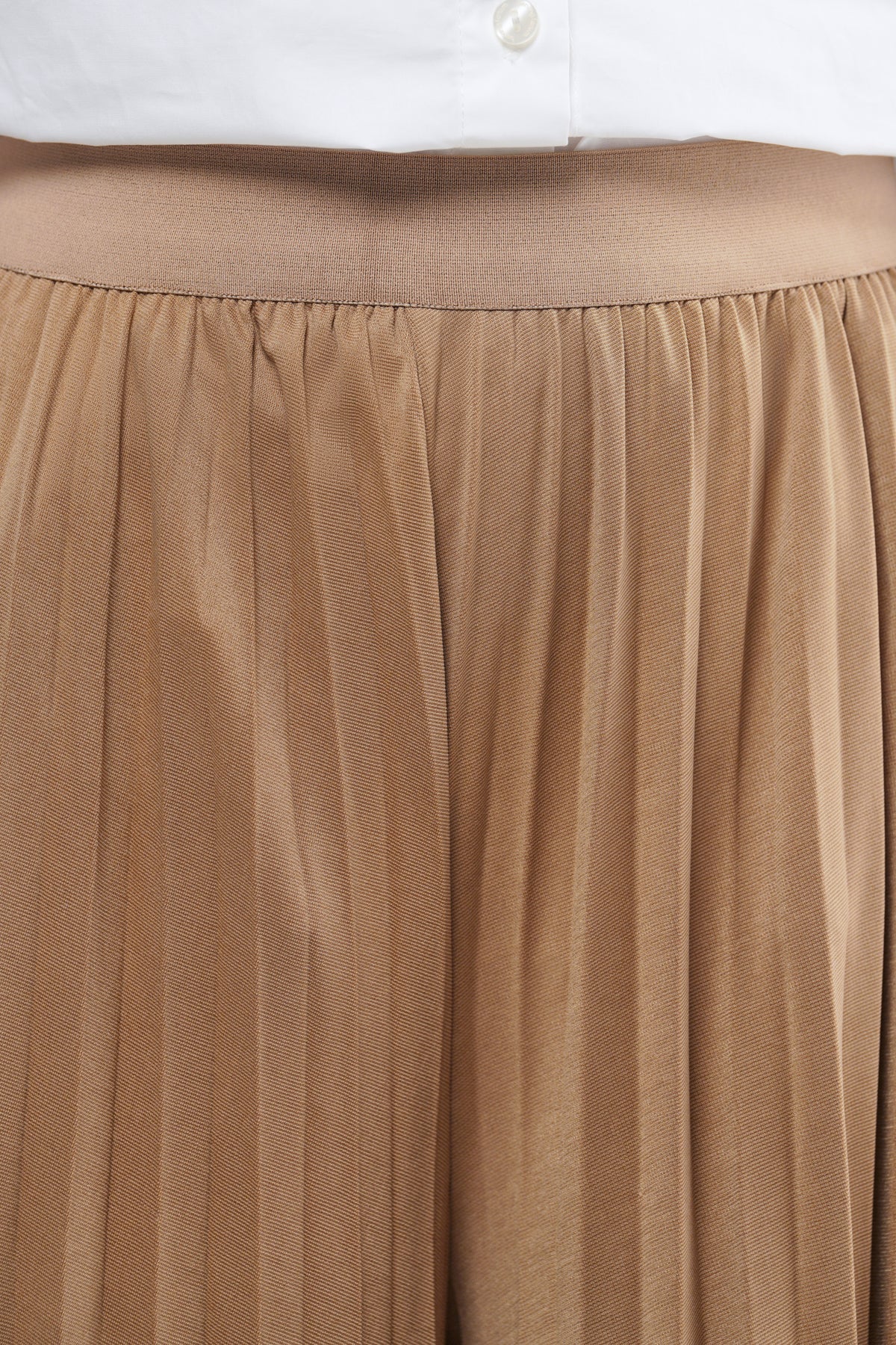 Emery Pleated Pants - Almond