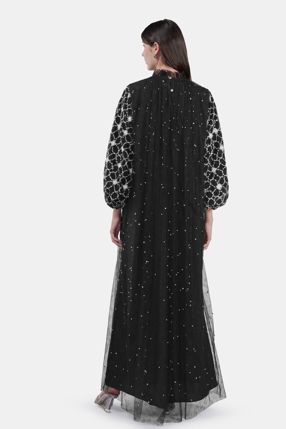 Ethereal Beads Dress - Black Benang Jarum Ethereal Beads Dress - Black Benang Jarum