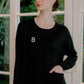 Extra Fine Knitwear Pocket - Black