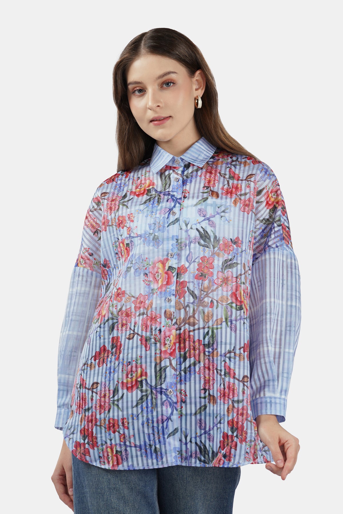 Fiori Basic Shirt - Skyway