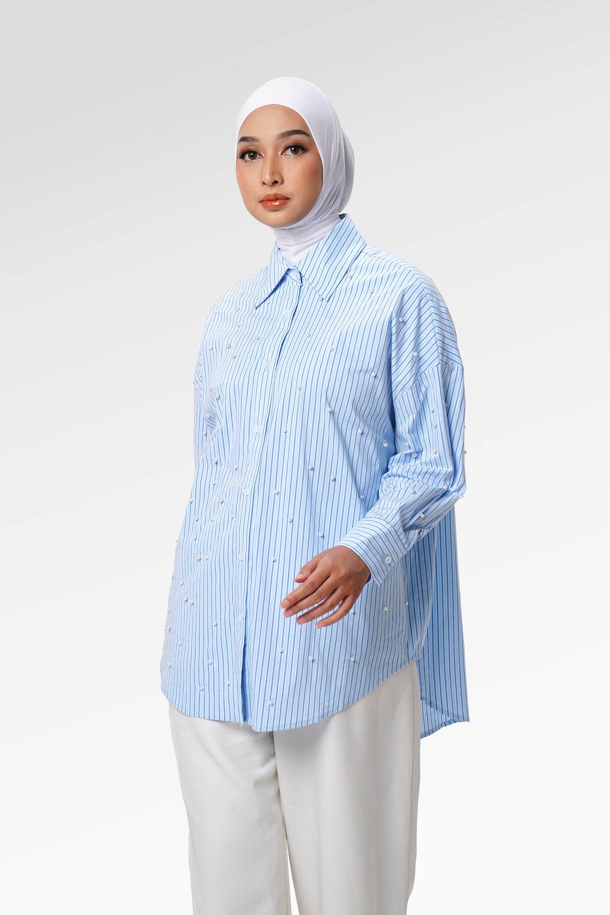 Gean Pearl Shirt - Blue