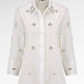 Giana Beads Shirt - Off White