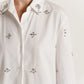 Giana Beads Shirt - Off White