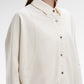 Ginny Batwing Crop Shirt - Vanilla