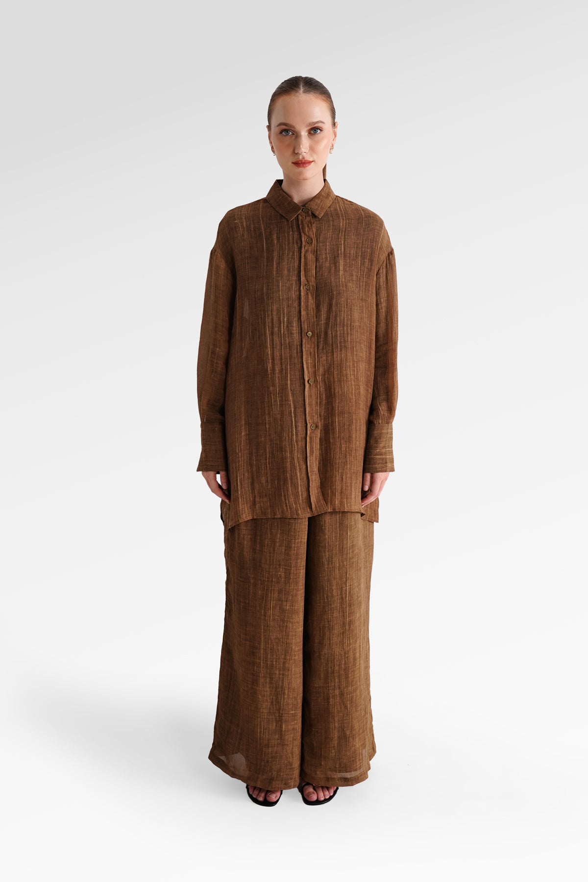 Gisella Shirt - Brown