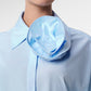 Grace Floral Shirt - Blue