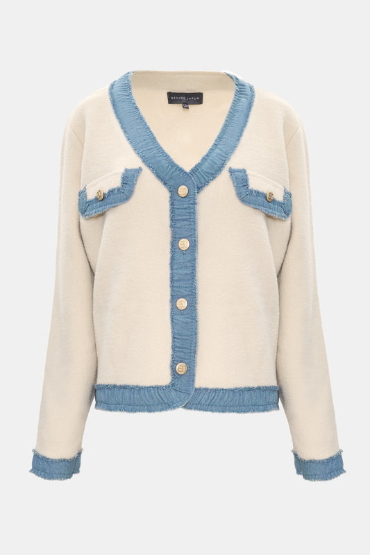 Gracelyn Knit Outer - Light Beige