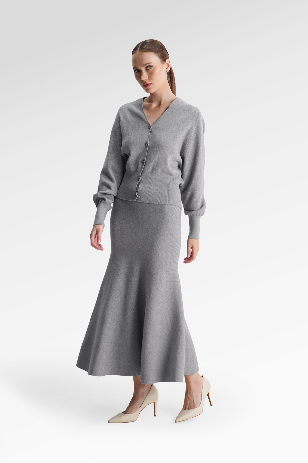 Gracelyn Knit Set - Grey