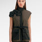 Gwen Aplique Vest - Molten Expresso